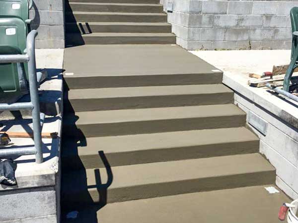 Concrete Steps At The Expo